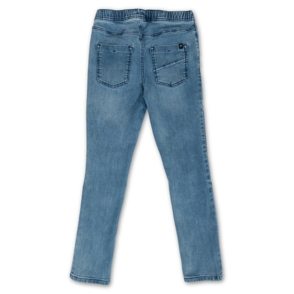 Art‎ Class Girls Size 12 Super Skinny Jeans Elastic Waist Moto Indie Embroidered - Picture 2 of 6